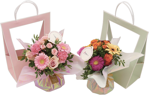 BOUQUET BULLE "OCTOBRE EN FLEURS"