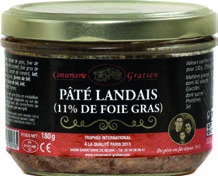 PÂTÉ LANDAIS 11% DE FOIE GRAS