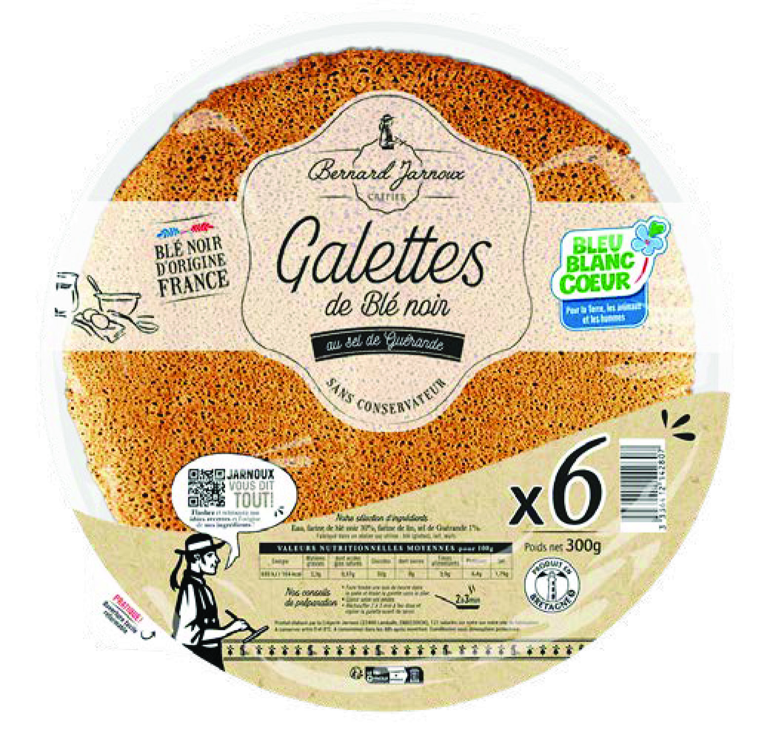 6 GALETTES DE BLÉ NOIR