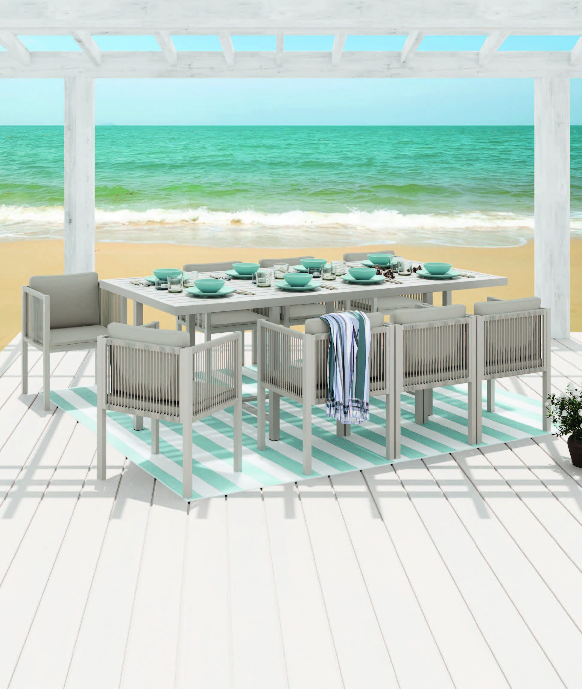 ENSEMBLE DÉJEUNER 9 PIÈCES