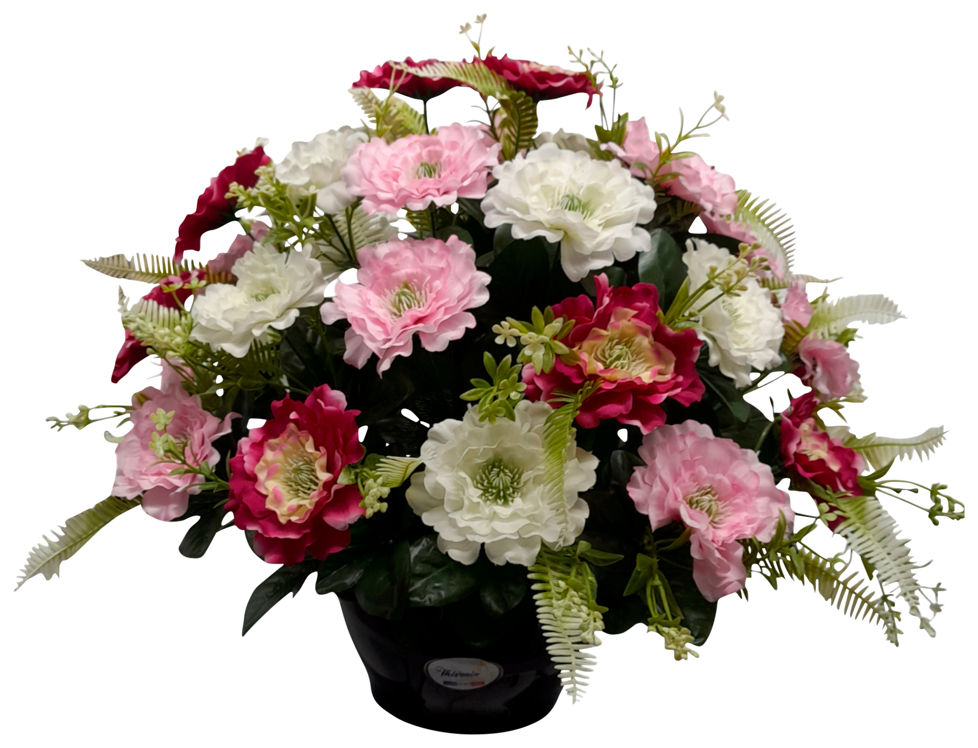 COUPE DE RENONCULES TRICOLORES ET FLEURETTES