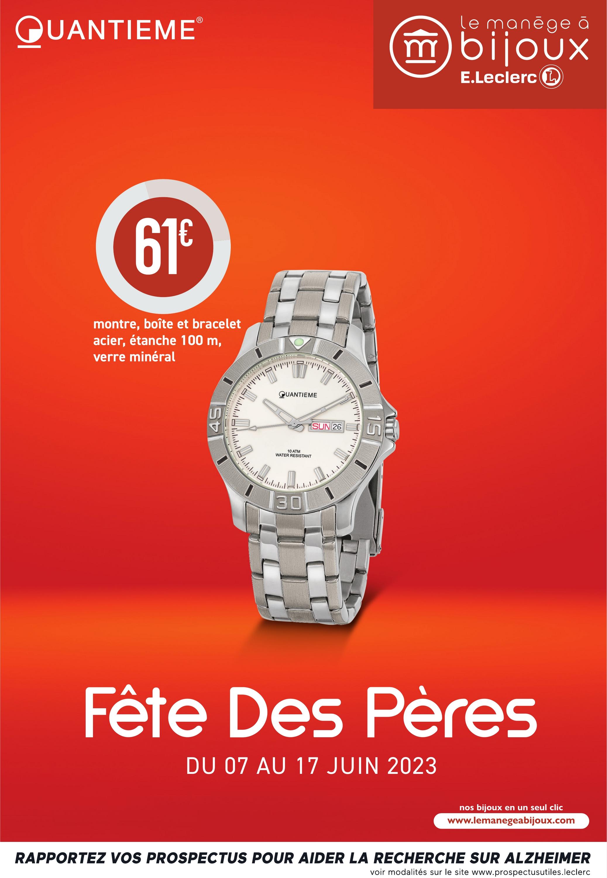 Montre best sale quantieme leclerc