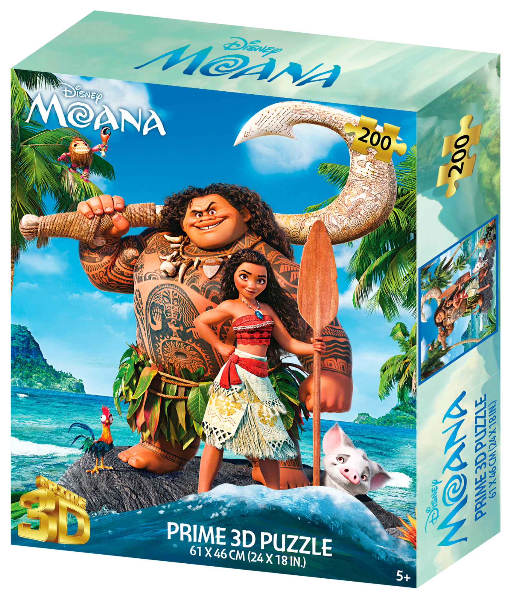 PUZZLE 200 PIÈCES VAÏANA OU STITCH