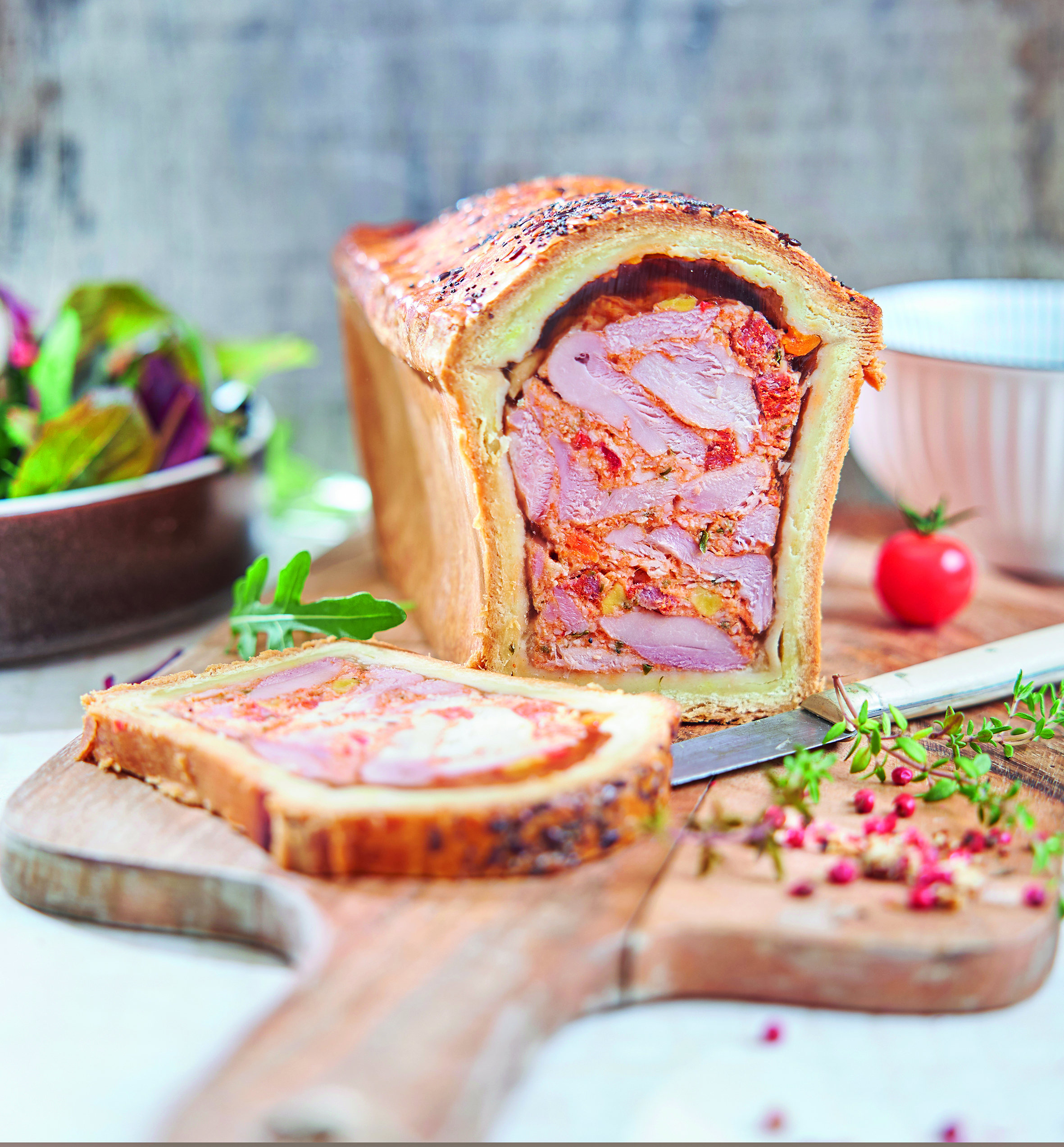 PÂTÉ EN CROÛTE VOLAILLE AU CHORIZO