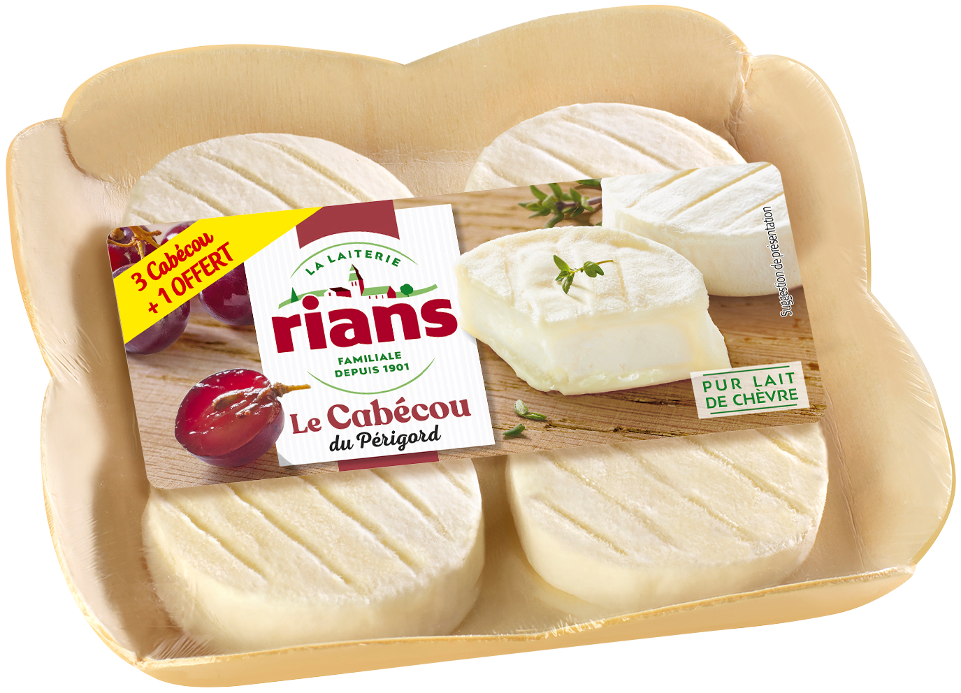 LE CABÉCOU DU PÉRIGORD
22% MAT.GR.