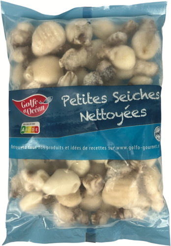 PETITES SEICHES NETTOYÉES SURGELÉES