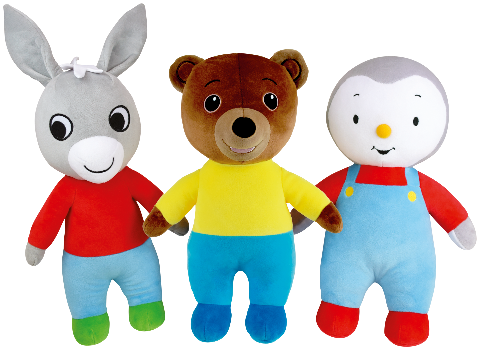 Peluche Petit ours brun, Trotro ou T'Choupi