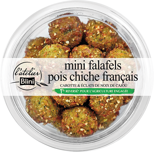 MINI FALAFELS POIS CHICHE CAROTTE CORIANDRE