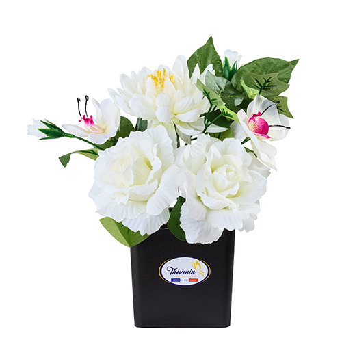 COMPOSITION DE ROSES/DAHLIAS ET ORCHIDEES