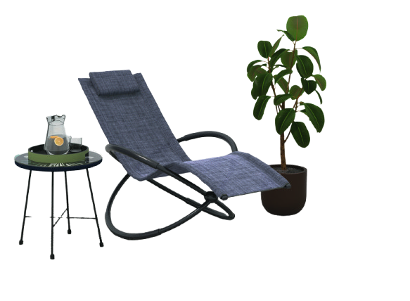 BAIN DE SOLEIL À BASCULE PLIANT(3)