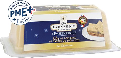 L'EMBLÉMATIQUE BLOC DE FOIE GRAS DE CANARD DU SUD-OUEST AU SAUTERNES