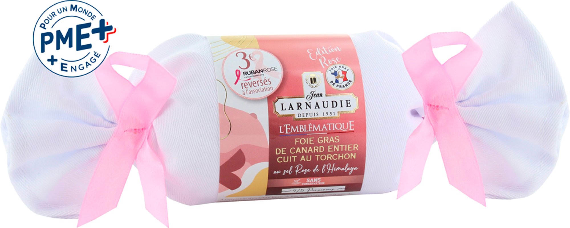 Foie gras de canard entier L'emblématique cuit au torchon