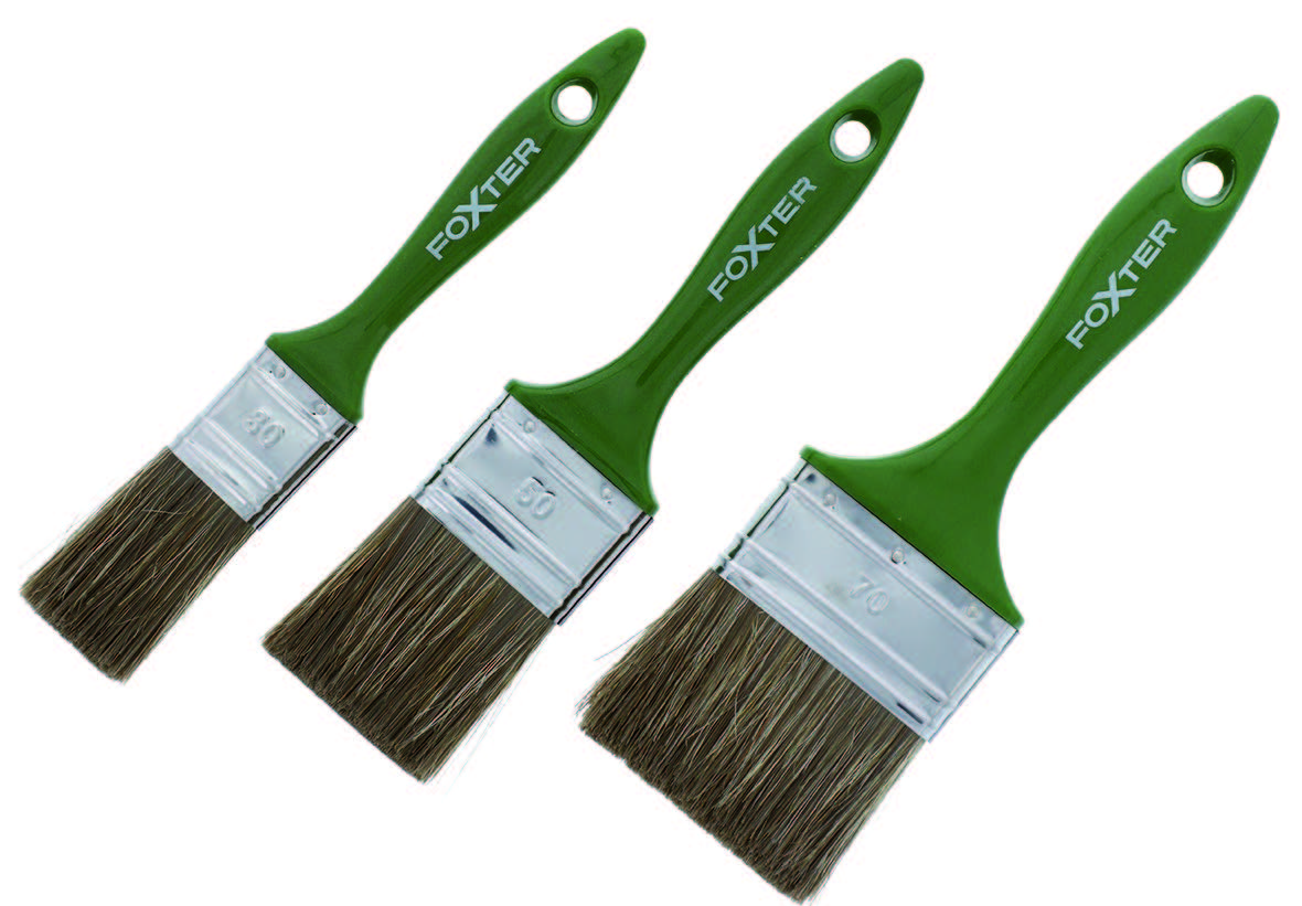 LOT DE 3 PINCEAUX