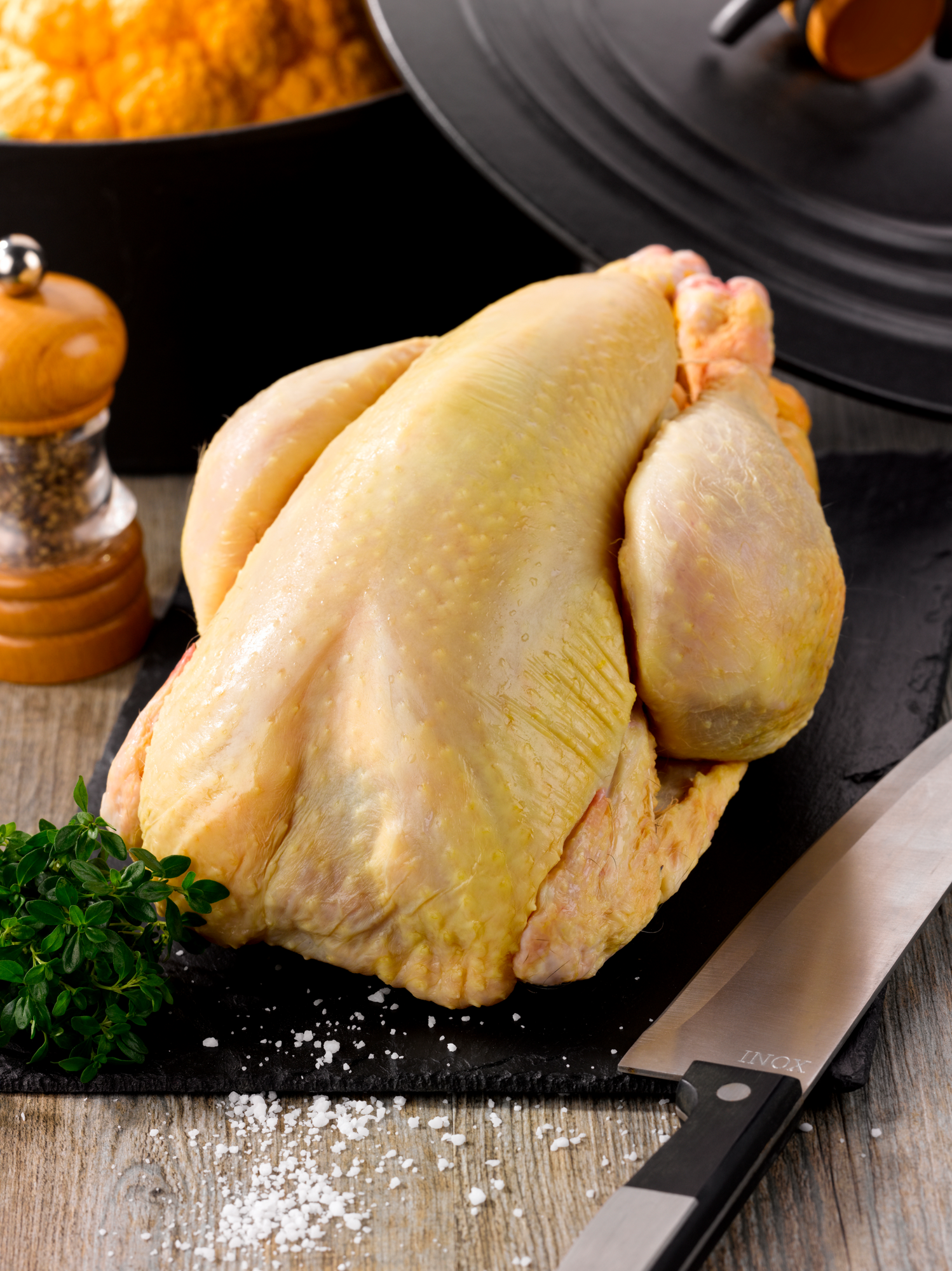 Poulet fermier LABEL ROUGE Volailles du Maine IGP