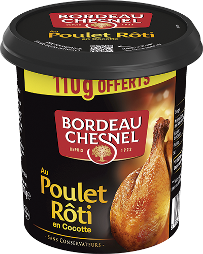 SPÉCIALITÉ CHARCUTIÈRE AU POULET RÔTI EN COCOTTE