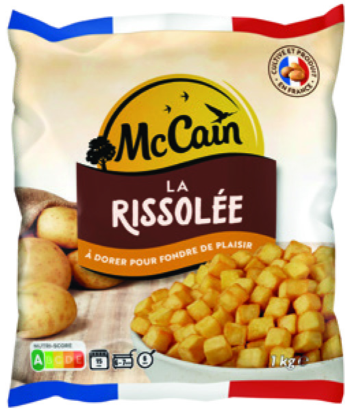 POMMES DE TERRE SURGELÉES LA RISSOLÉE