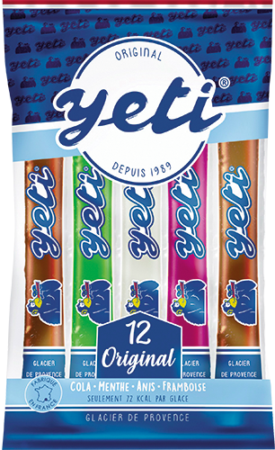 12 TUBES GLACÉS PANACHÉS ORIGINAL