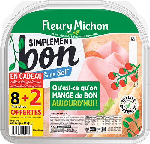 JAMBON CUIT DE QUALITÉ SUPÉRIEURE