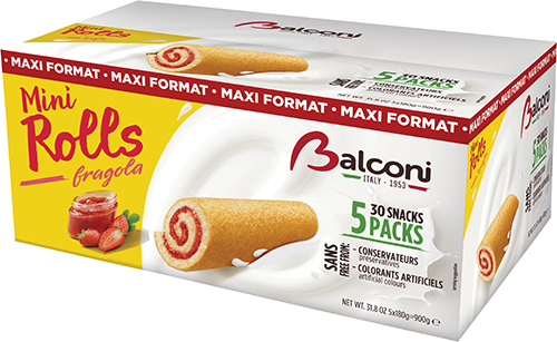 MINI ROULES FRAISE OU CHOCOLAT