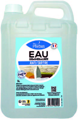 EAU DÉMINÉRALISÉE