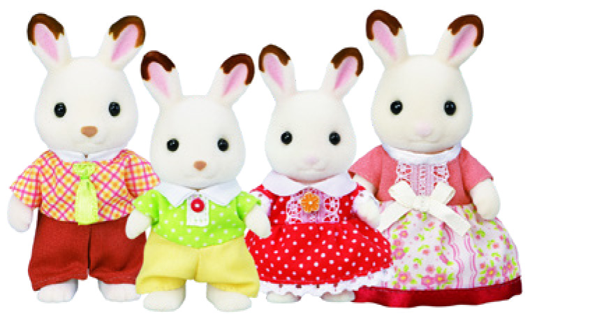 LA FAMILLE LAPIN CHOCOLAT