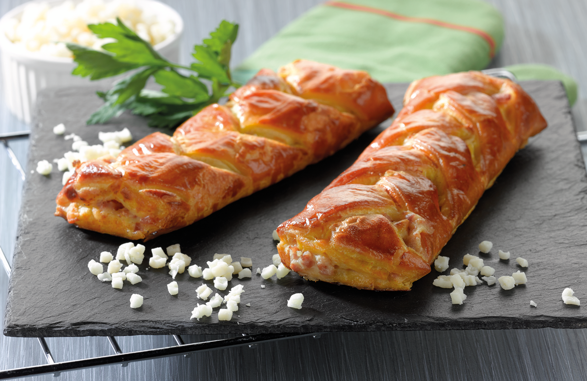Tresse jambon emmental
