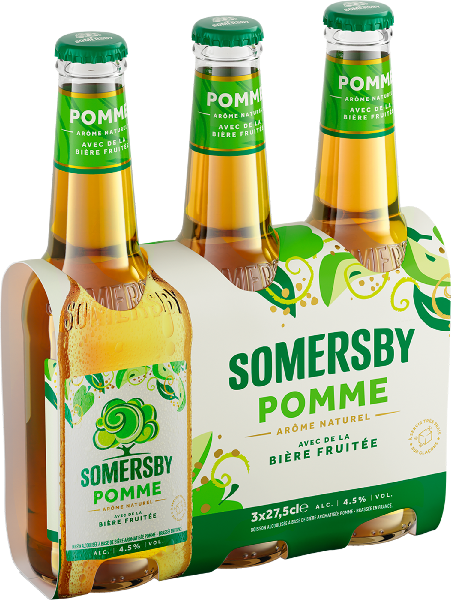 BOISSON ALCOOLISÉE À BASE DE BIÈRE AROMATISÉE POMME