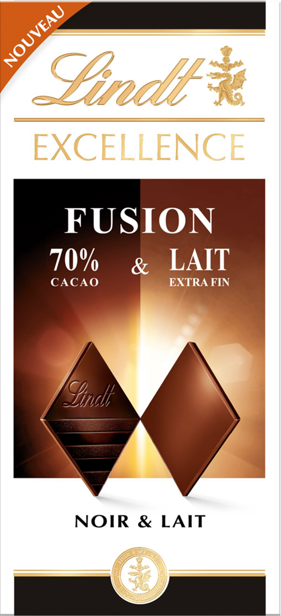 TABLETTE DE CHOCOLAT FUSION