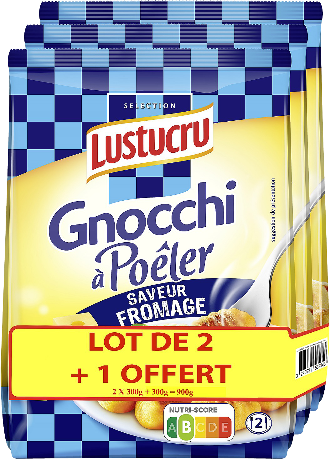 GNOCCHI À POÊLER SAVEUR FROMAGE