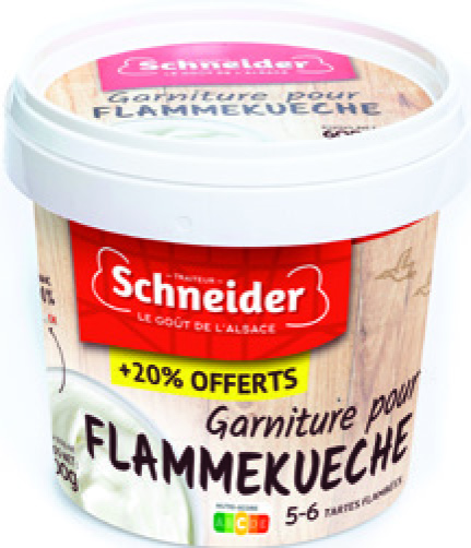 GARNITURE POUR FLAMMEKUECHE