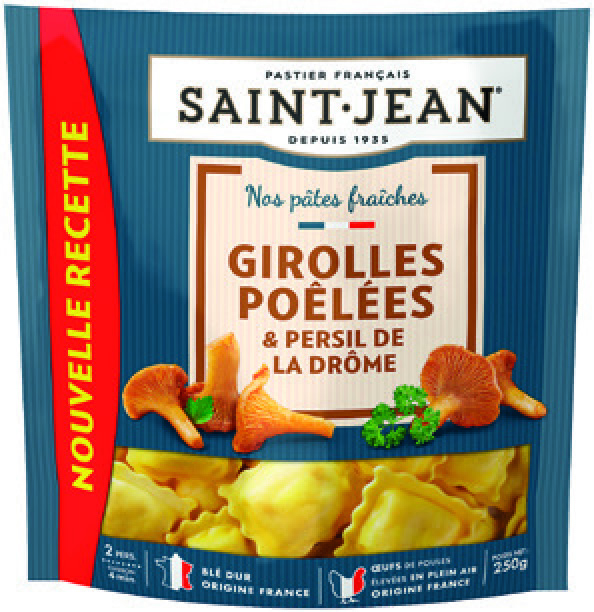 PÂTES FRAÎCHES AUX GIROLLES POÊLÉES & PERSIL DE LA DRÔME 