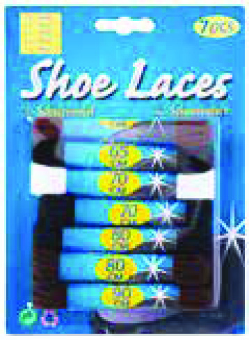 6 PAIRES DE LACETS