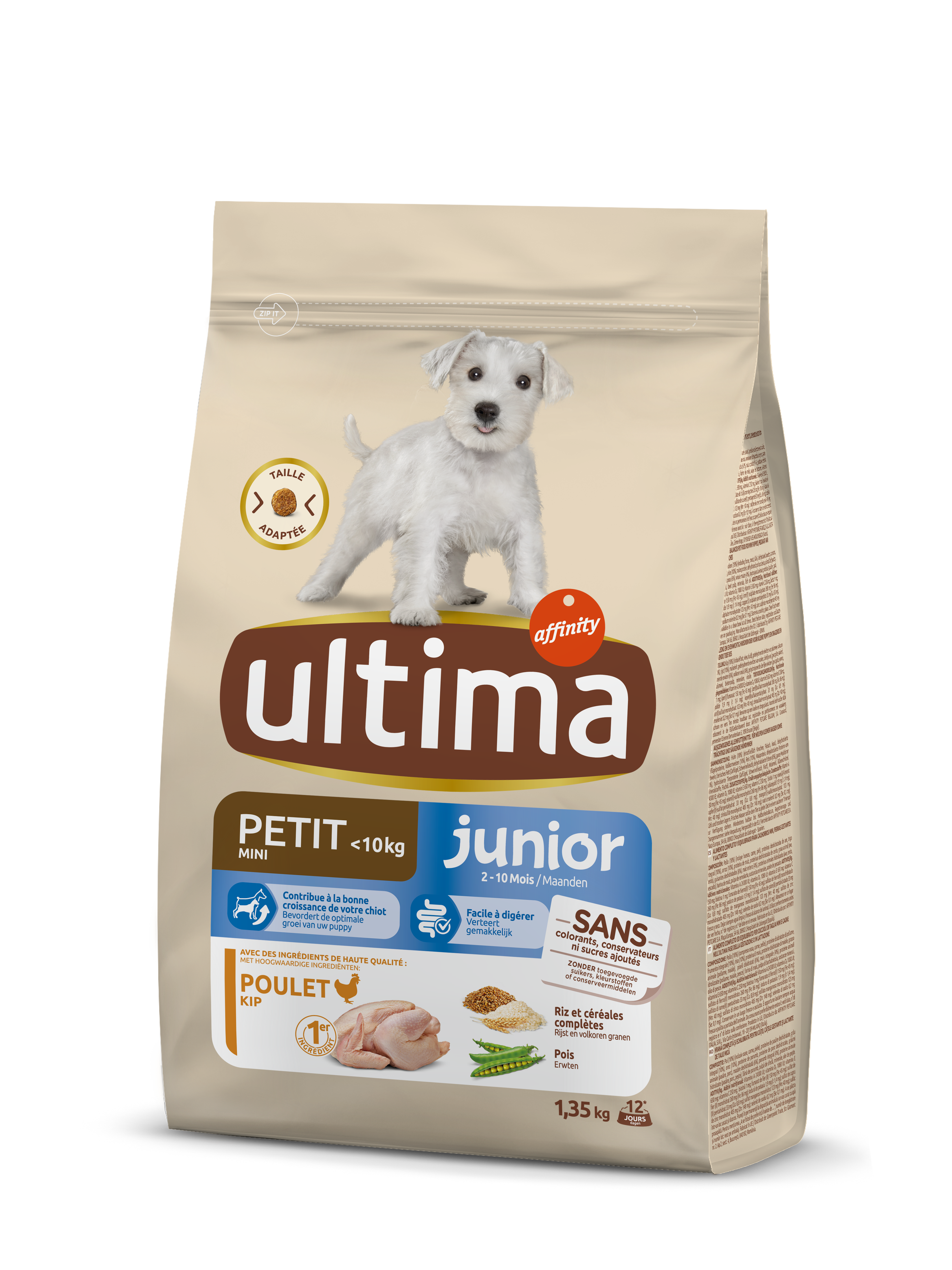 CROQUETTES POUR PETIT CHIEN JUNIOR "ULTIMA"