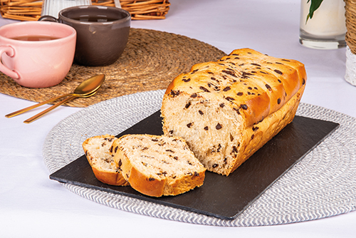 BRIOCHE NANTERRE PUR BEURRE 
                                AUX PÉPITES DE CHOCOLAT