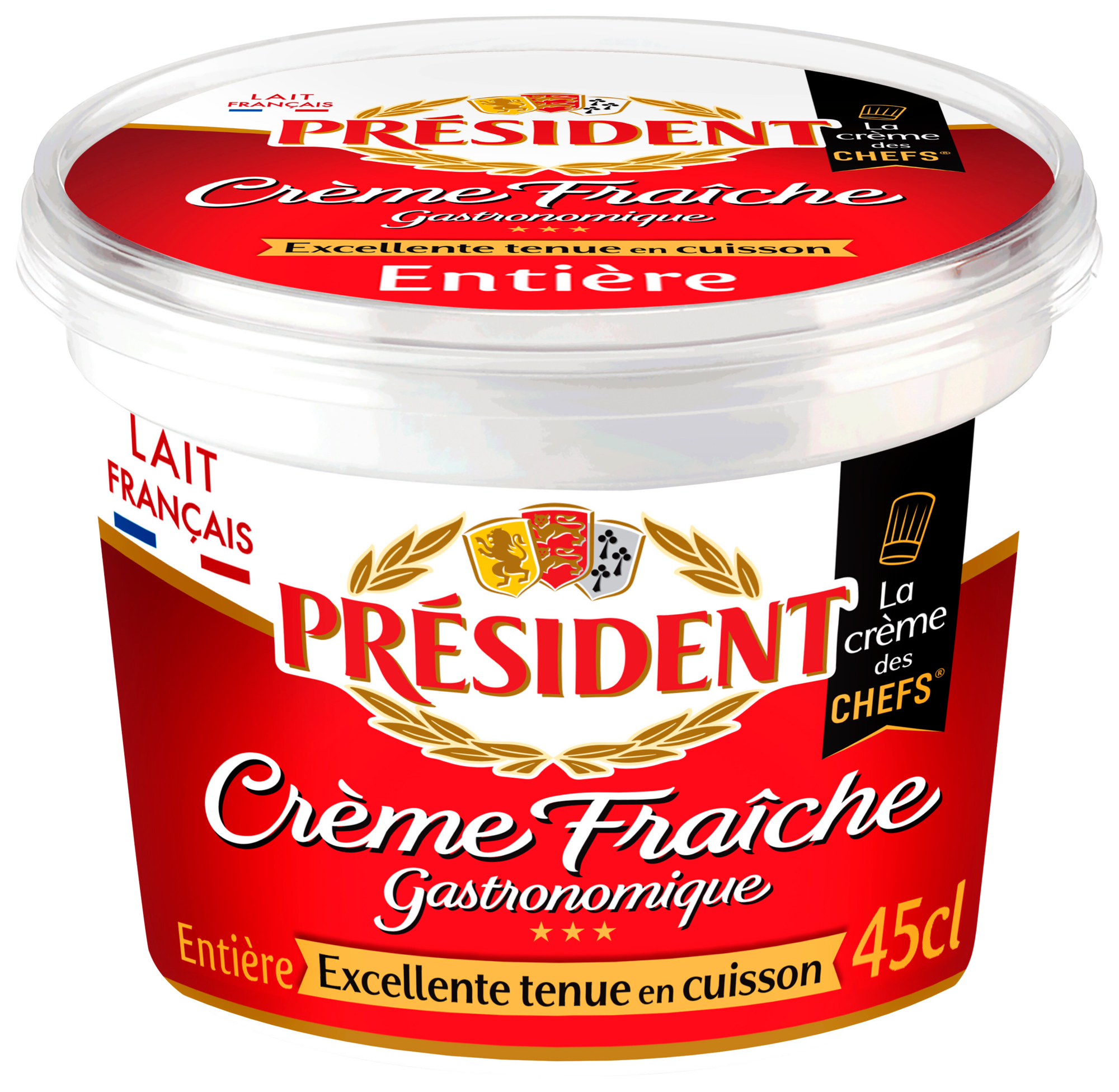 Crème fraiche gastronomique entière épaisse 30% Mat. Gr.