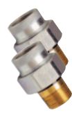 2 RACCORDS ISOLANTS LAITON