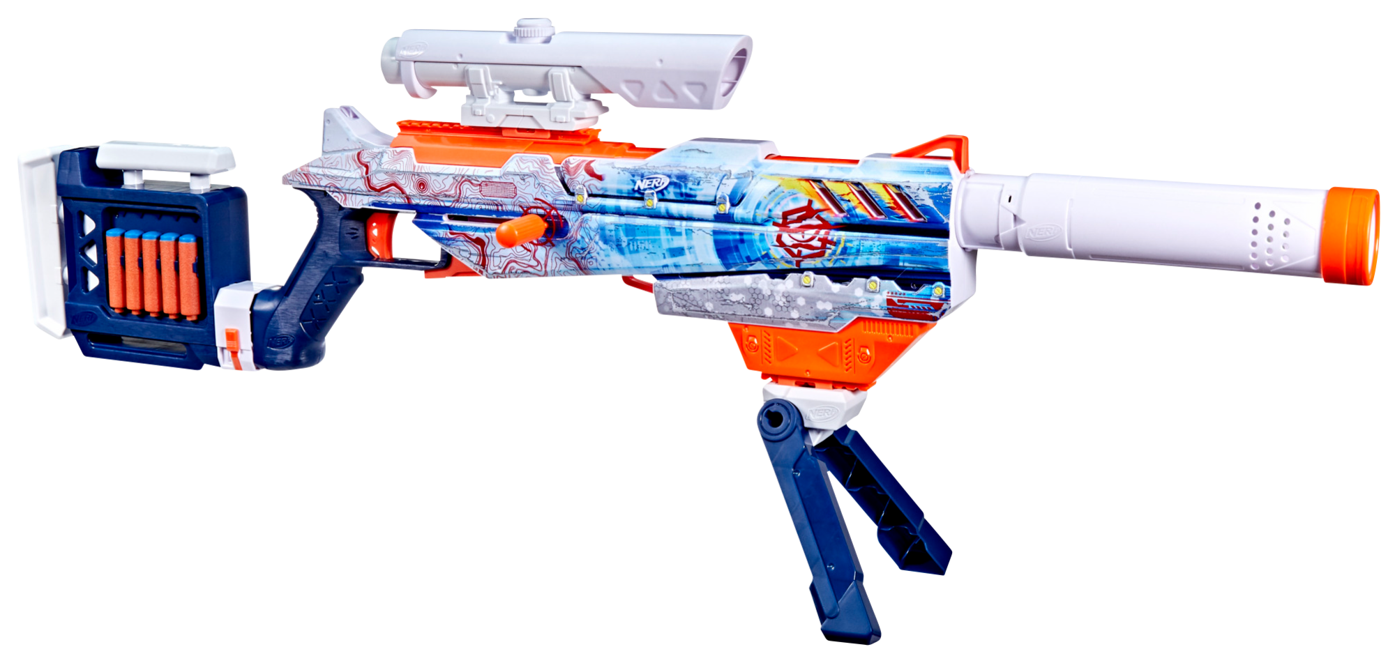 NERF LOAD OUT ARCTIC ZEROSTRIKER