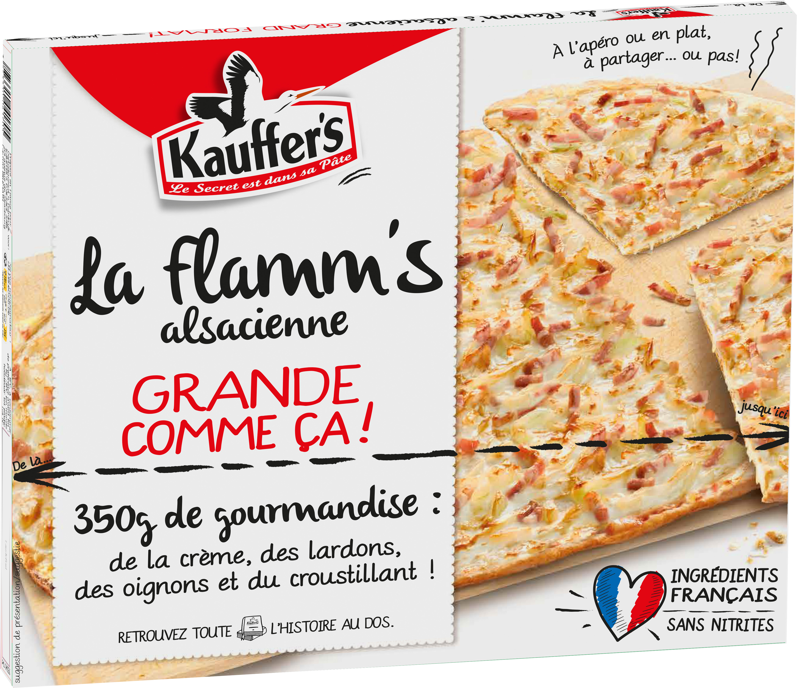 LA FLAMM'S ALSACIENNE "GRANDE COMME ÇA!" SURGELÉE