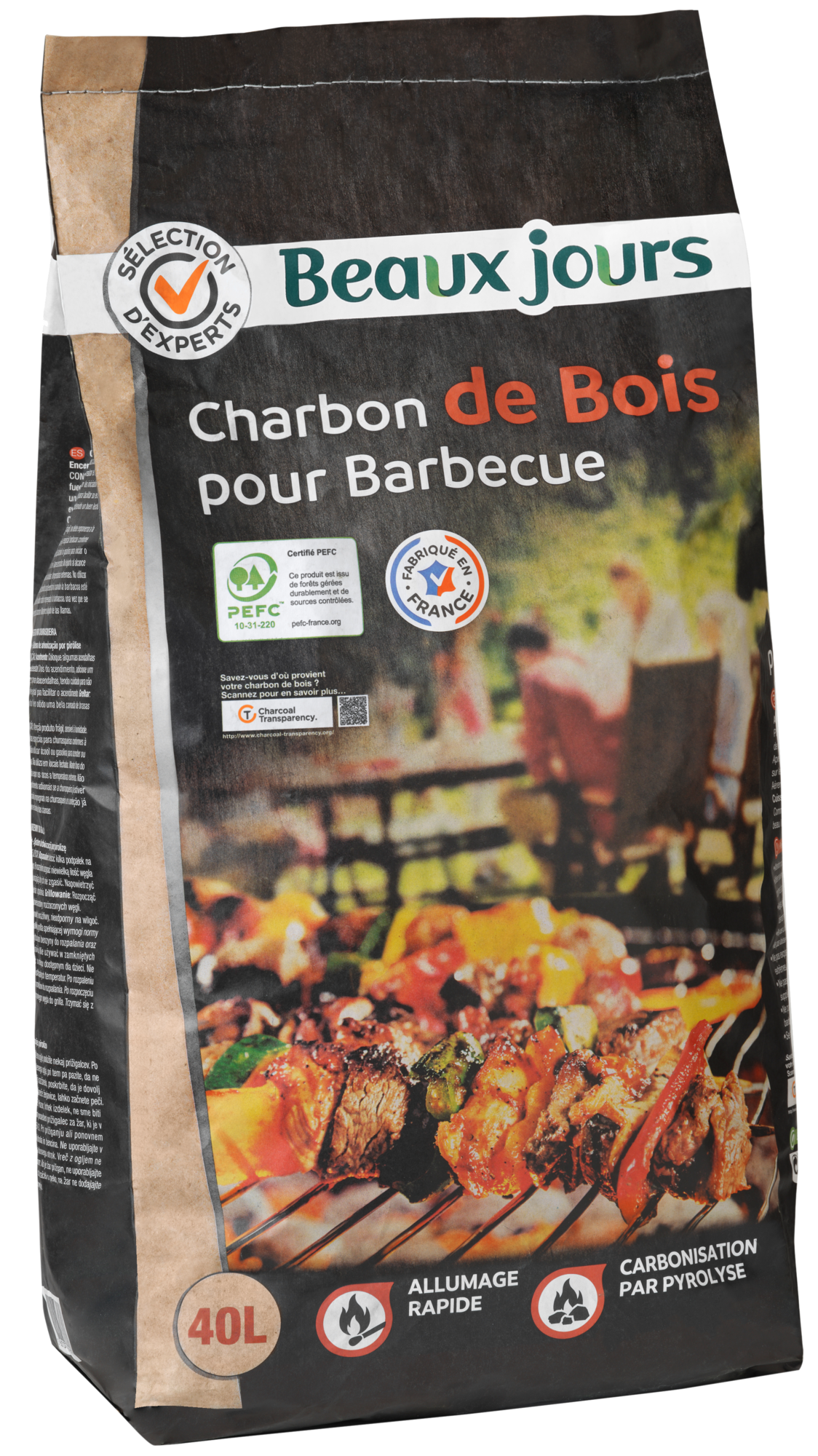 CHARBON DE BOIS "BEAUX JOURS"