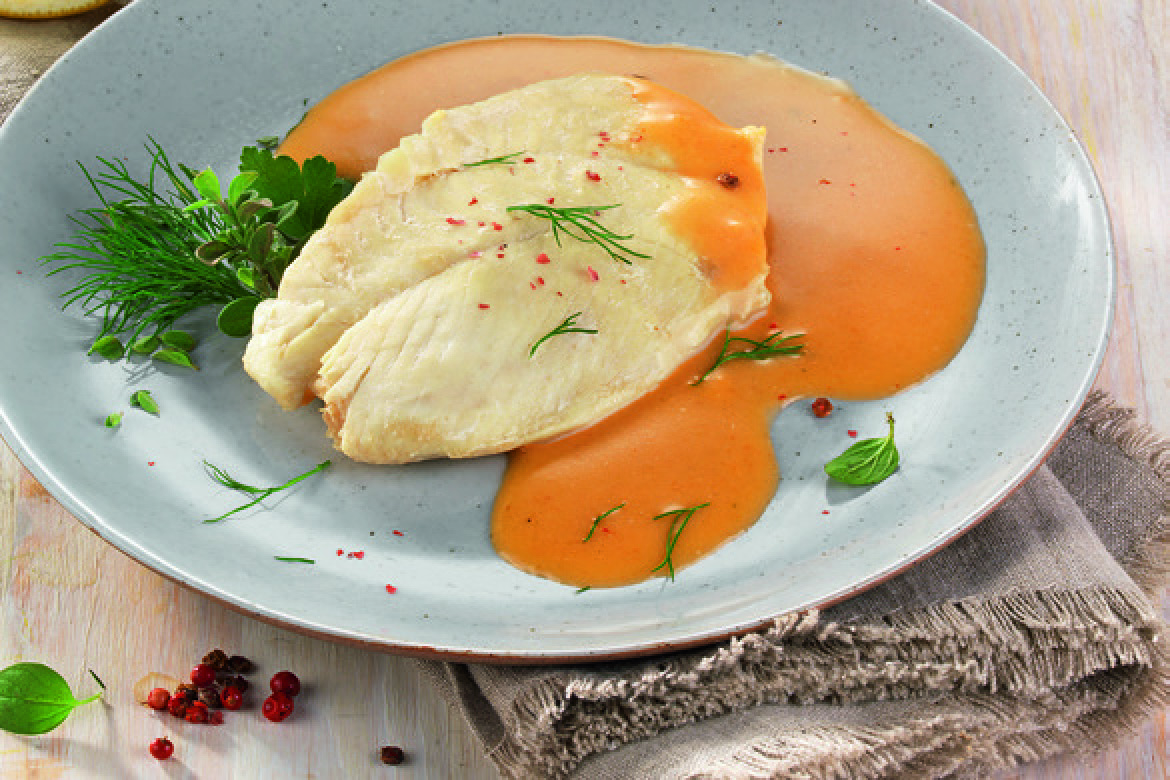 FILET DE SAINT-PIERRE SAUCE CRUSTACÉS