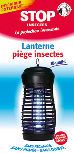 LANTERNE PIÈGE INSECTES 18W
