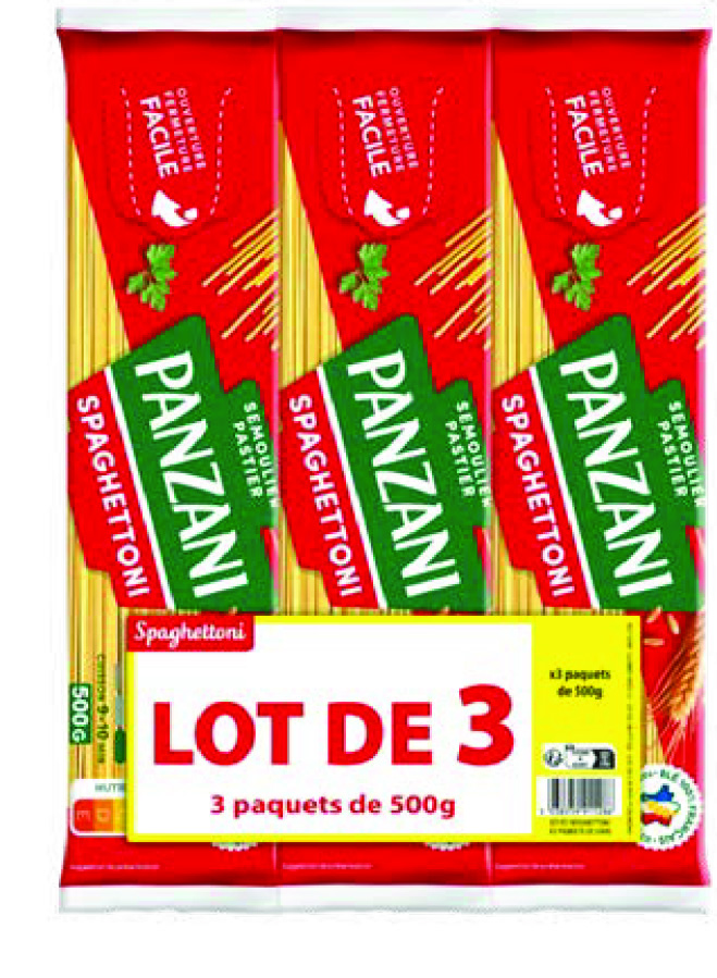 FUSILLI OU COQUILLAGE OU SPAGHETTONI PANZANI