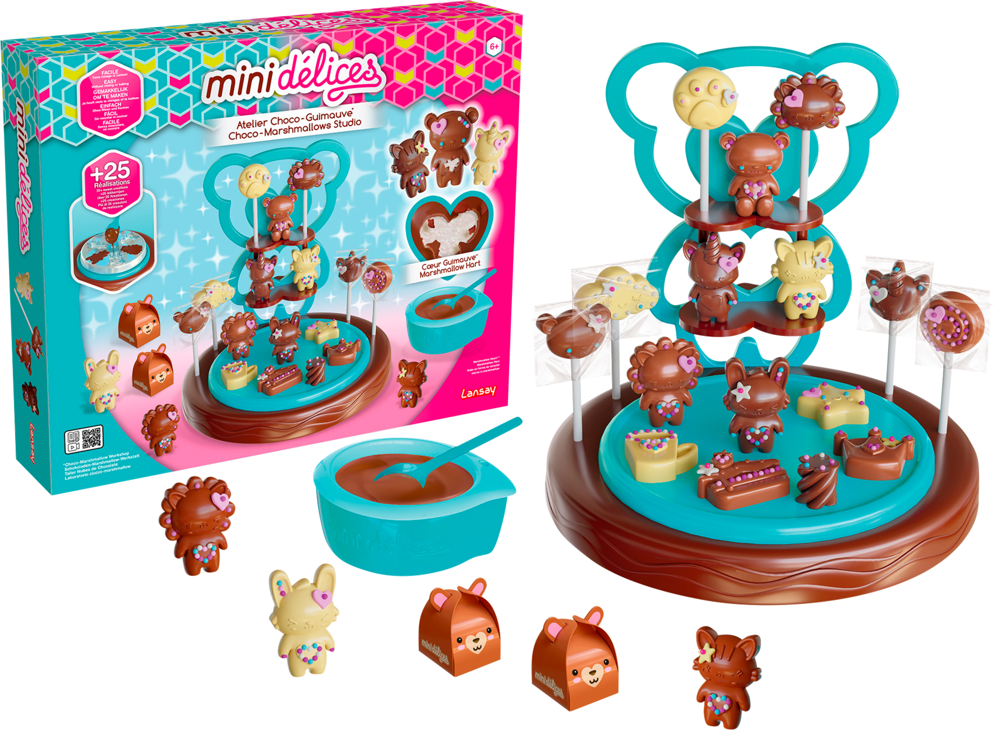 MINI DÉLICES - MON SUPER ATELIER CHOCOLAT GUIMAUVE 5 EN 1