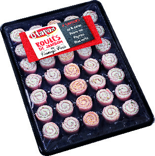 ROULÉS DE JAMBON AU FROMAGE FRAIS  11% MAT.GR.(6)