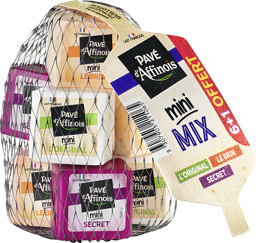 MINI “PAVÉ D'AFFINOIS”
MIX 3 VARIÉTÉS 
24% Mat.Gr.