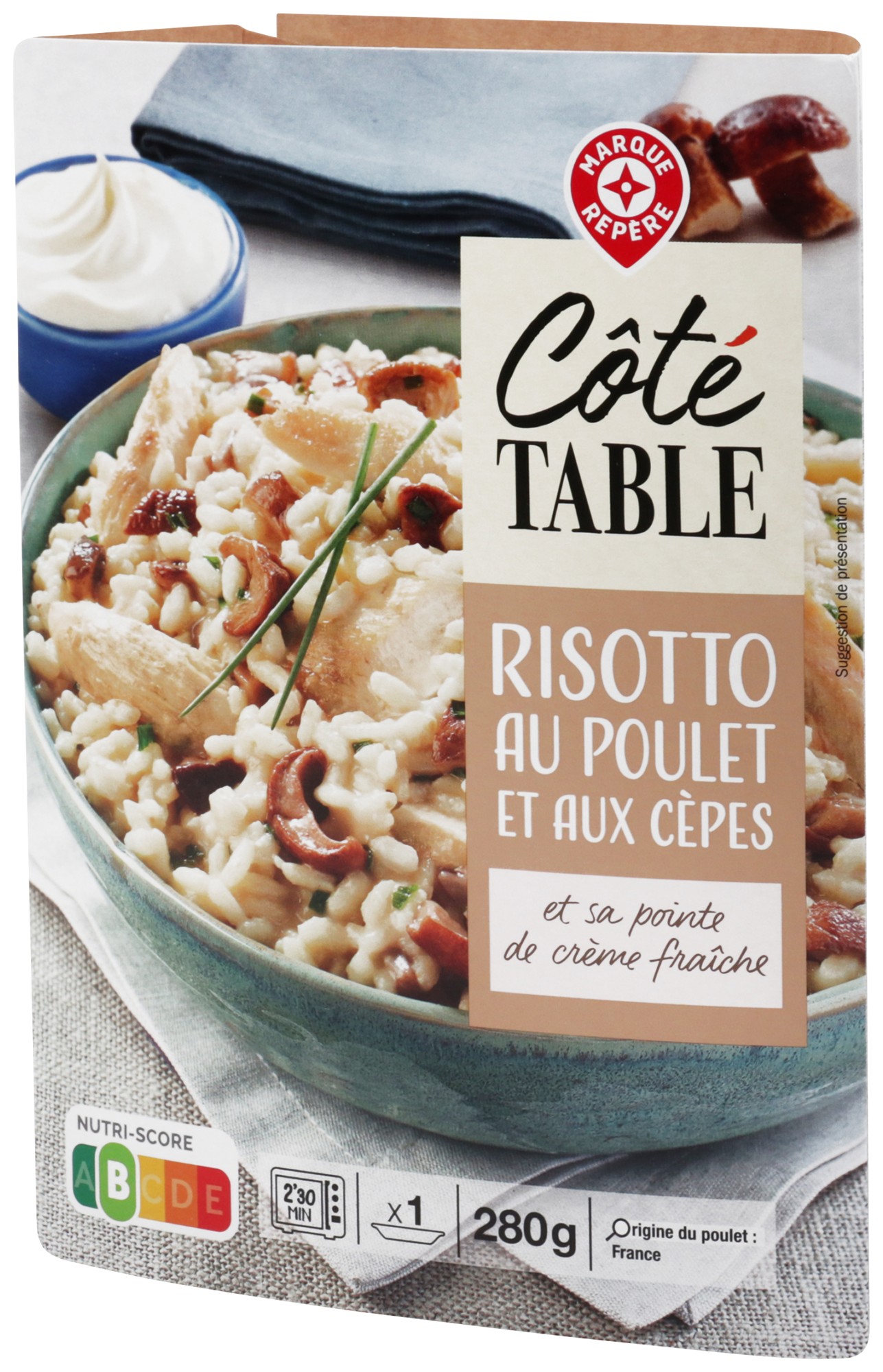 RISOTTO AU POULET ET AUX CÈPES