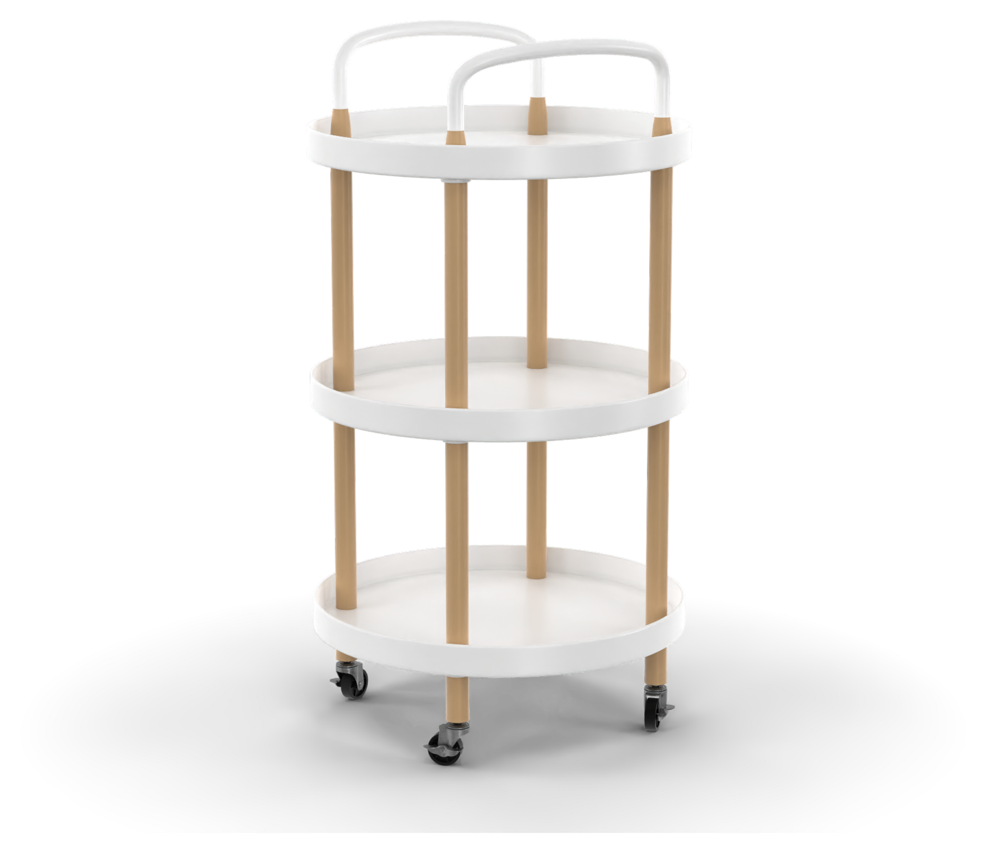 DESSERTE RONDE 3 NIVEAUX