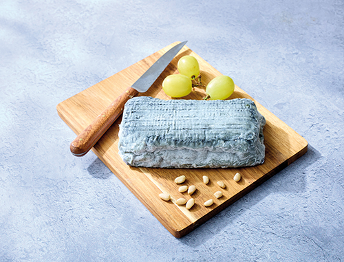 BRIQU'ETTE DE CHÈVRE CENDRÉE 17% MAT.GR.