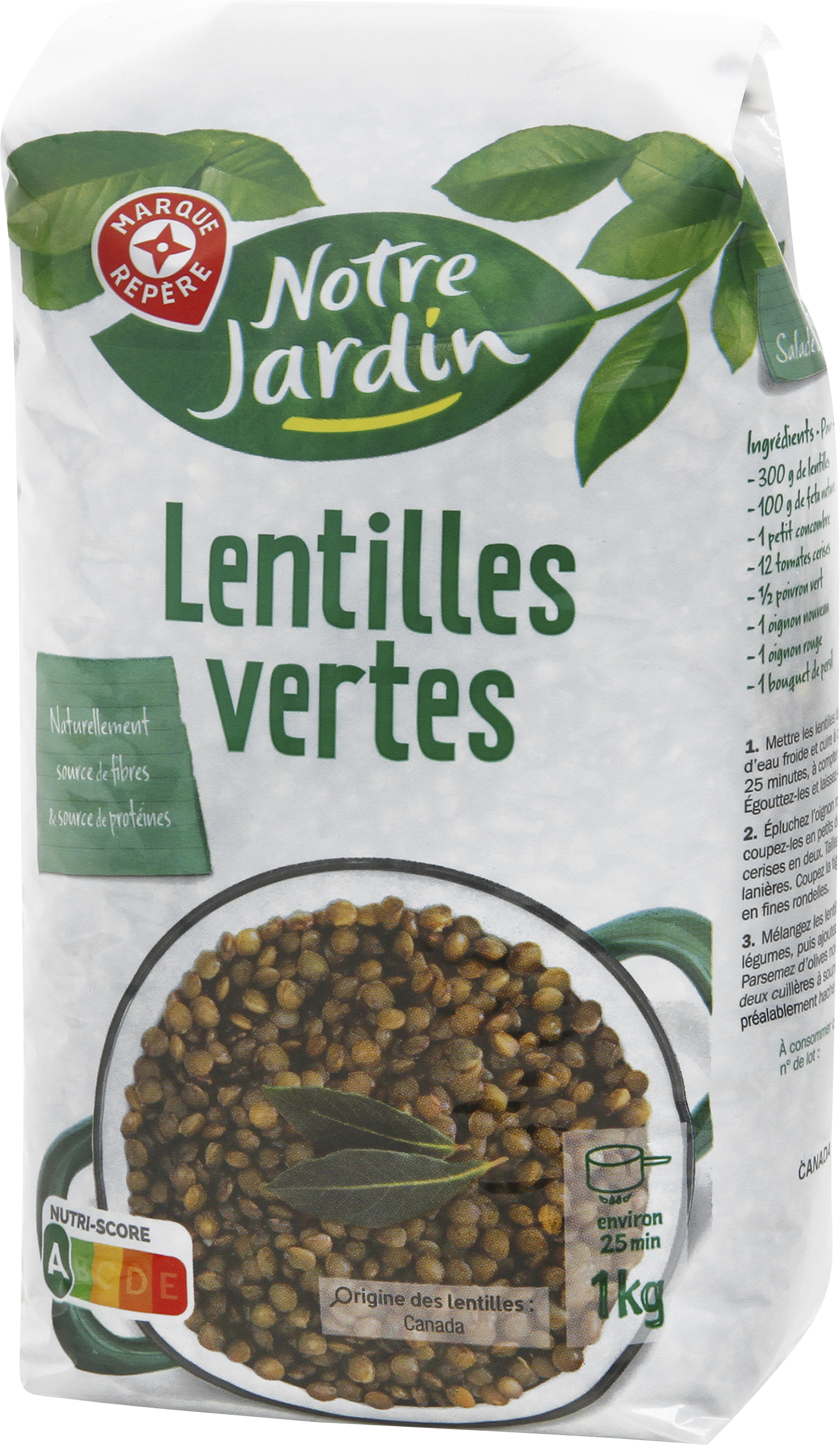 LENTILLES VERTES