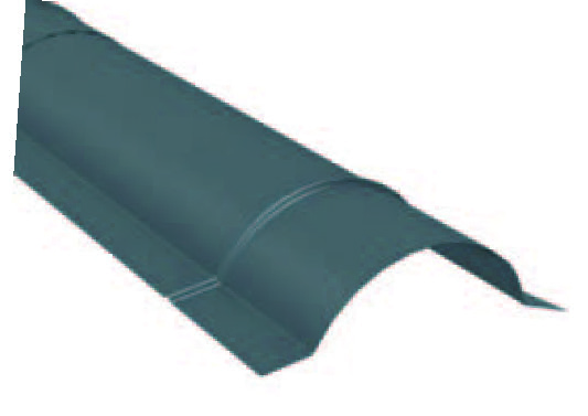 FAÎTIÈRE DOUBLE TUILE ACIER